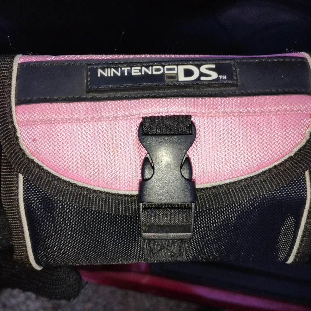 Nintendo DS Pink and Black Carrying Case